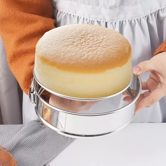 Springform Pan, 10 Inch Cheesecake Pans with Removable Bottom, Non-stick Spring Form Pan for Cheesecake