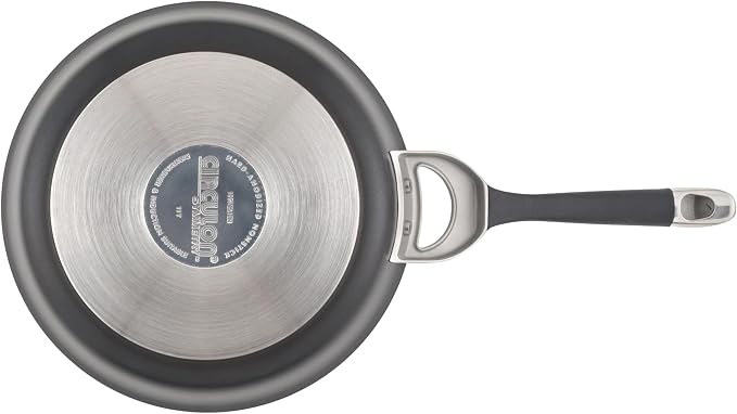 Circulon Symmetry Hard Anodized Nonstick Induction Frying Pan, 8.5-Inch Fry Pan, Black