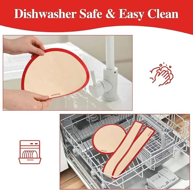2 Packs Silicone Baking Mat for Springform Pan 9",Reusable Baking Mat Prevent Cake from Sticking to Bottom & Side,Food Safe Non-Stick Silicone Mat for Baking Easy Clean Oven Baking Sheet for Cake Pan
