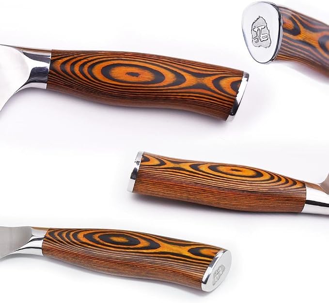 TUO Bread Knife, 9 inch Sharp Serrated Slicing Knife for Homemade Sourdough Bread, High Carbon German Steel, Ergonomic Handle, Gift Box Included