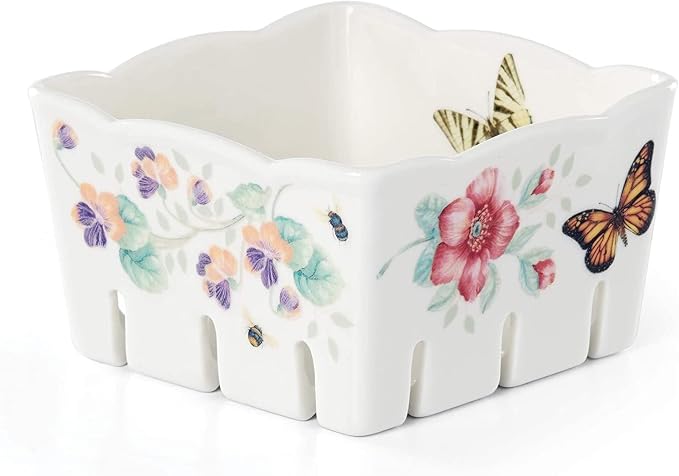 Lenox Butterfly Meadow Berry Bowl, 1.25 LB, Multi