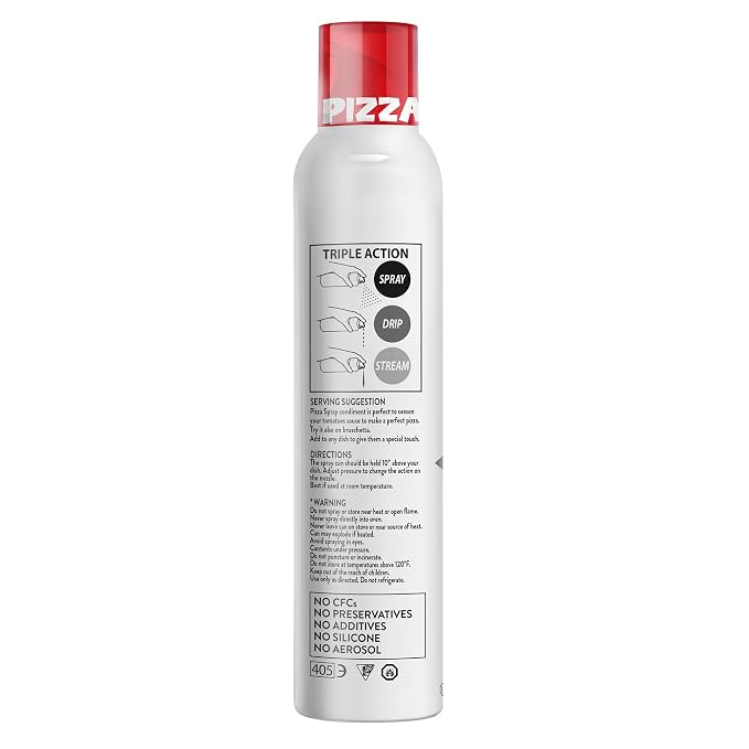 Mantova Pizza Flavored Extra Virgin Olive Oil Spray 8 oz – Infused with Basil, Oregano & Garlic – Perfect for Pizza, Pasta, Grilled Meats, Roasted Veggies & More