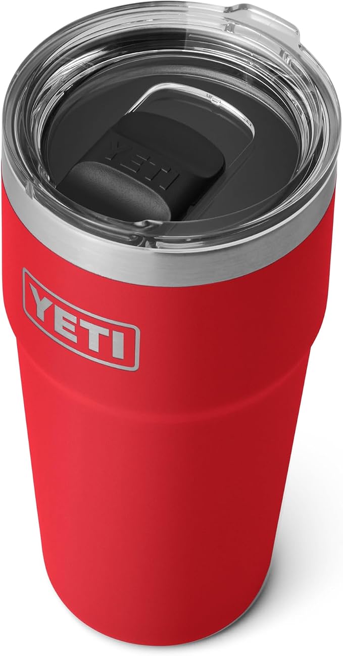 YETI Rambler 20 oz Stackable Tumbler, Stainless Steel, Vacuum Insulated with MagSlider Lid