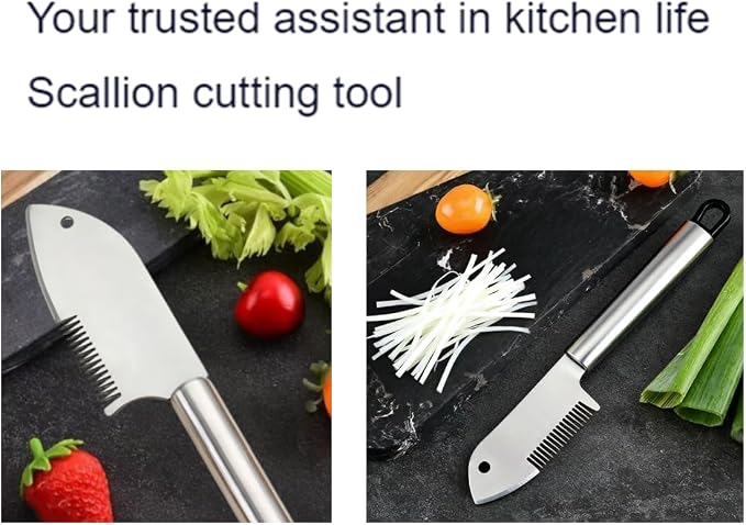 Green onion slicer, Scallion cutter, Green onion chopper,Herb scissors，Kitchen cutting tool (1 PCS)