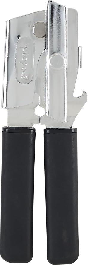GoodCook Everyday Classic Can Opener, High Carbon Stainless Steel Blade, Heavy Duty with Soft Grip Handles, Manual Kitchen Tool for All Can Sizes