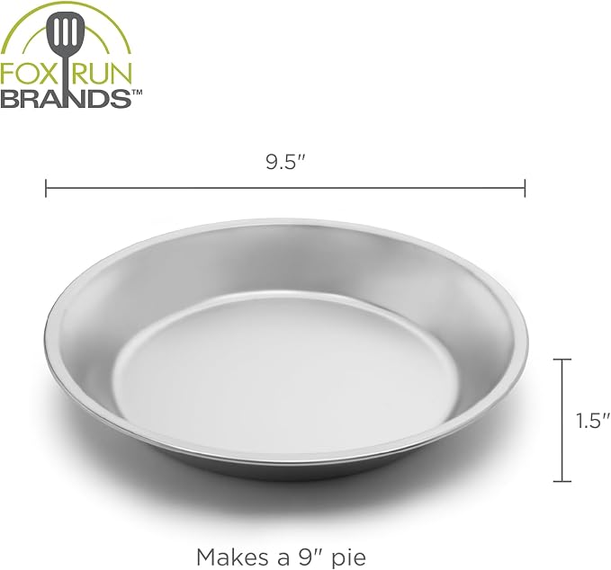Fox Run Pie Pan, 9-Inch, Stainless Steel