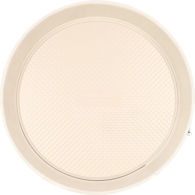David Burke 9" Springform Pan – Carbon Steel Cheesecake Mold with Removable Bottom, Oven Safe, PFTE & PFOA Free – Cream