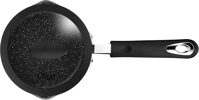 The All-In-One Stone Saucepan and Cooking Pot By Ozeri | Utilizes A Stone-derived Coating From Germany That Is 100% Free of APEO, GenX, PFBS, PFOS, PFOA, NMP and NEP