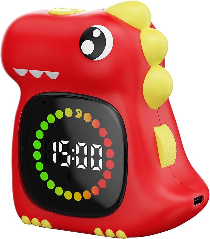 Potty Traning Timer 99 Minute Digital Countdown Timer for Kids | Dinosaur roar; Dinosaur Look; Long Battery Life
