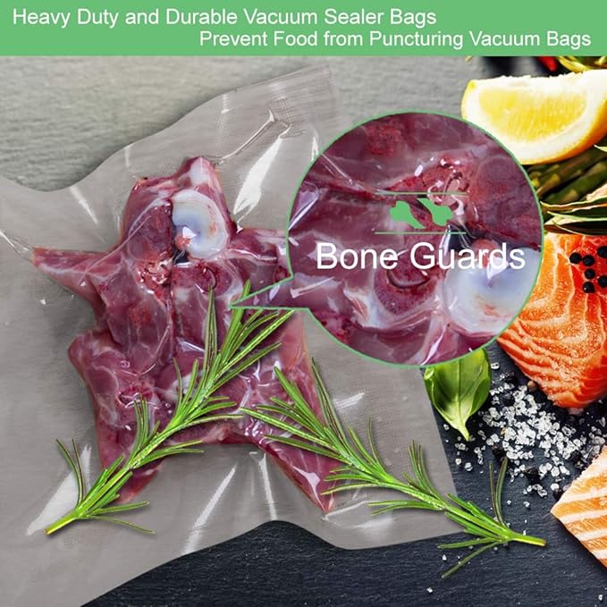 8 Rolls 8"&11"x20' Vacuum Sealer Rolls BPA Free Sous Vide Storage