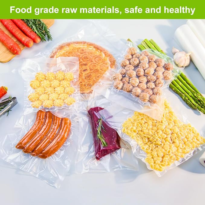 MAGIC SEAL 15 Inch Vacuum Sealer Bag Rolls, 2-Pack, 15x50 ft, 100 ft Total | Extra-Wide Textured Vacuum Seal Bags for Brisket, Large Cuts and Sous Vide, BPA-Free, 4 mil Textured Side, Freezer Safe