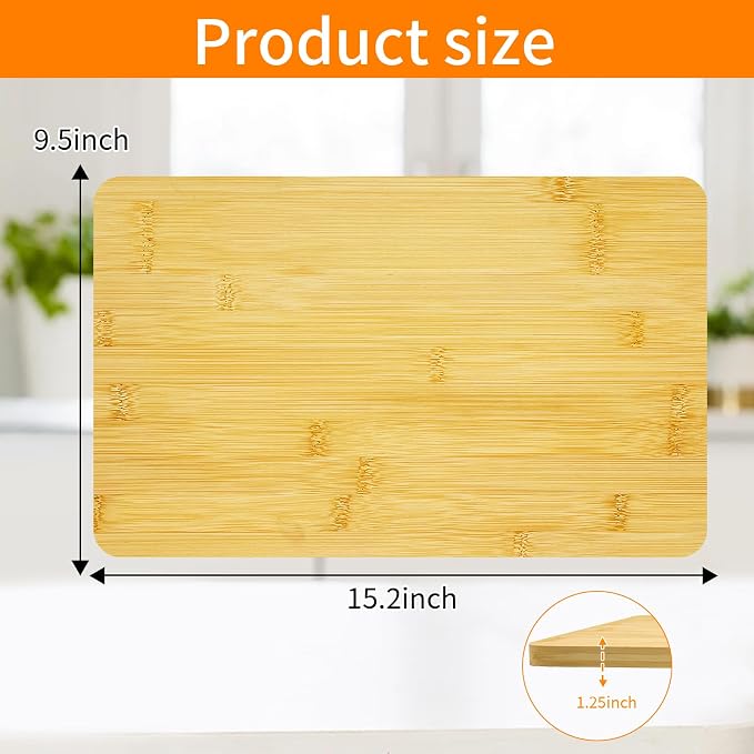 Cutting Board Compatible with Breville BOV450XL & BOV650XL Compact Mini Oven, Heat Resistant Non-Skid Silicone Feet, Creates Storage Space, Protects Cabinets