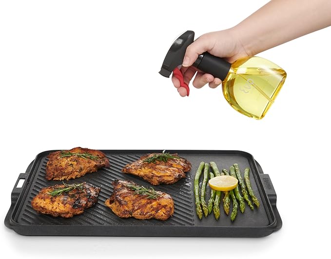 Evo Oil Sprayer Minis, Non-Aerosol for Olive, Cooking Oils, and Vinegars, 8-Ounce Capacity, 1 Each Yellow and Green | Suitable for vinegars
