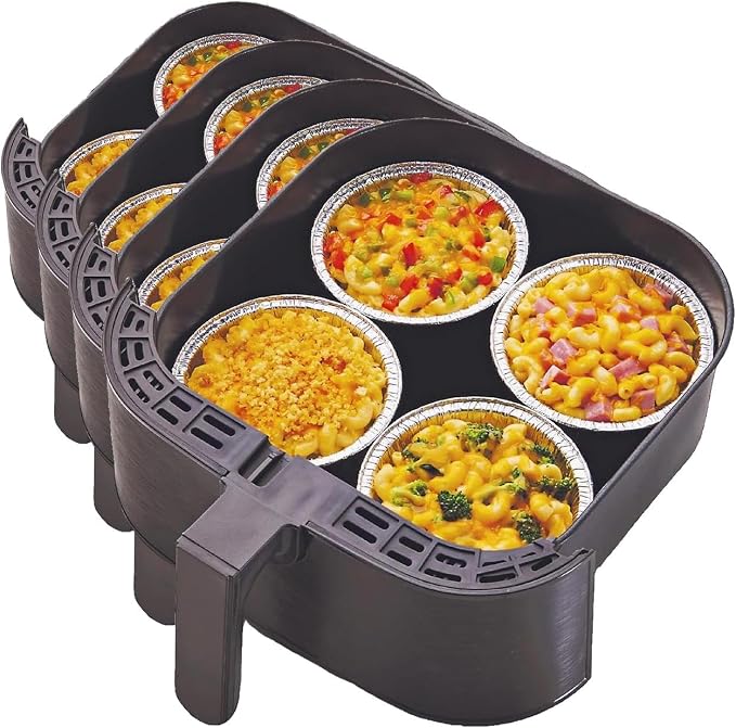 Reynolds Kitchens Air Fryer Cups, Easily Cook Individual Air Fryer Food and Non-Traditional Foods, Great for Meal Prepping and Picky Eaters, Oven-Safe and Grill-Safe, 40 Pack, 8 fl oz.