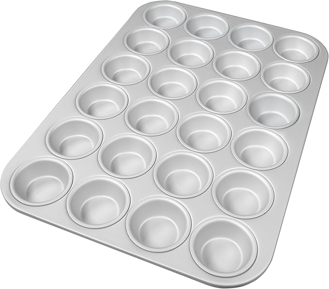 Fat Daddio's Anodized Aluminum Mini Muffin Pan, 11.2 x 15.8 Inch