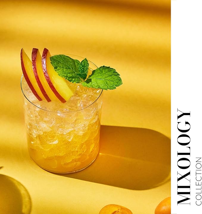 KROSNO Drinking Glasses Set of 6, 16.9 oz, Mixology Collection | Cider Tumbler, Lead-Free Glassware set for Water, Juice & Cocktails, Beer, Dishwasher Safe