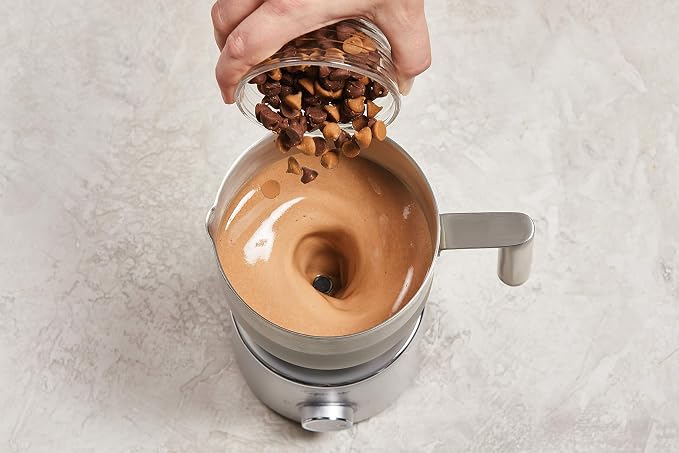 Capresso froth Select Automatic Milk Frother and Hot Chocolate Maker, Stainless Steel 209.05, Silver, 20 ounce | Stainless-Steel Pitcher, Froths 16 Oz, Heats 20 Oz, 4 Settings, Dishwasher-Safe