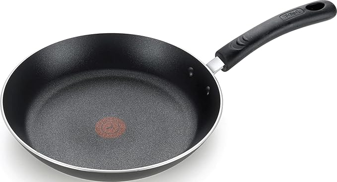 T-Fal Experience Nonstick Fry Pan 12.5 Inch, Induction, Oven Broiler Safe 400F, Non Stick Frying Pan, Skillet, Kitchen Egg Pan, Omelet Pan, Cookware, Pots and Pans, Home, Dishwasher Safe, Black