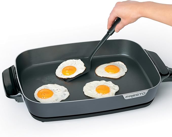 Presto 06858 16-Inch Slimline Electric Skillet with Glass Cover