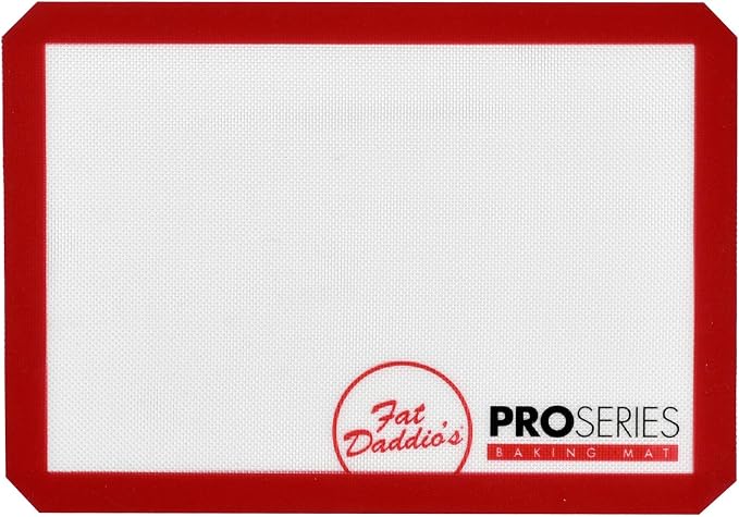 Fat Daddio's Non-Stick Quarter Sheet Silicone Baking Mat, 8.5 x 11 Inch