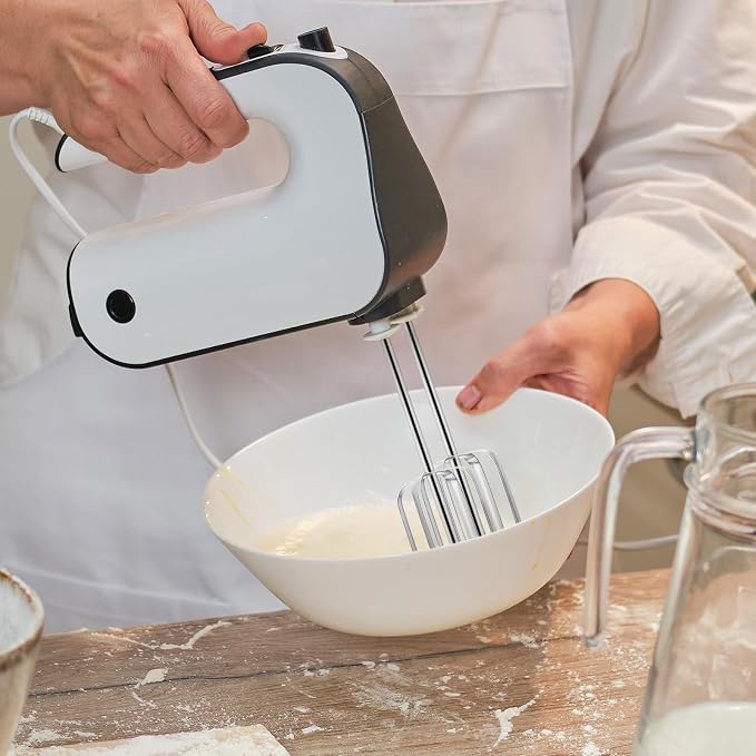 4Pcs Hand Mixer Replacement Beaters - 8.4 Inch Long Stainless Steel Hand Mixer Attachments for Most Handheld Electric Models, Universal Professional Egg Whisk Parts for Baking