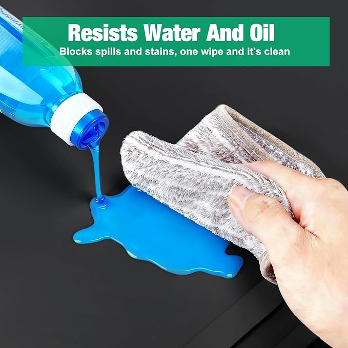 Under Sink Mat 22 X 19, Waterproof Silicone Cabinet Kitchen Liner, Black | BPA-Free Raised-Edge Cabinet Protector & Leak Tray for Bathroom Cabinets, Boots, Pet Feeding Dog & Cat Mats, Dishwasher Safe
