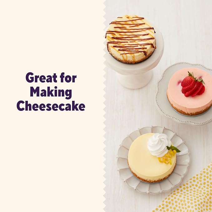 Wilton Everyday Non-Stick Springform Pan, Made Without PFAS, 6 in. | Non-Stick Steel, Dishwasher Safe & Made without PFAS, Easy Release, Perfect for Everyday Cheesecakes & Tarts