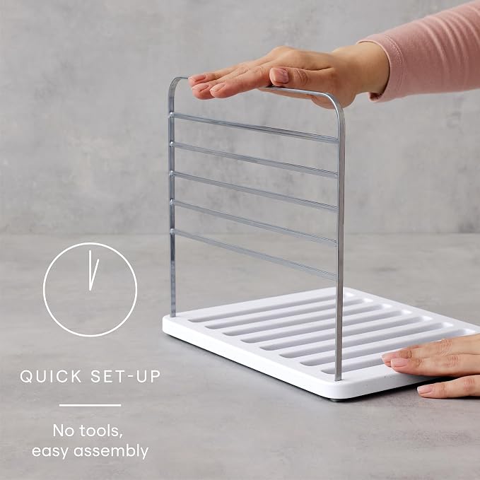 YouCopia UpSpace Cabinet Box Organizer Small, Adjustable Foil Wrap Shelf