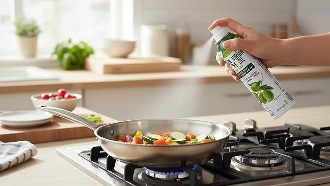 1 Bottle - Extra Virgin Olive Oil Cooking Spray – (4.7 fl oz) | Non-GMO Simply Nature All Natural Cooking Spray for Healthy Cooking Baking & Grilling Heart Healthy Olive Oil Mist for Everyday Use