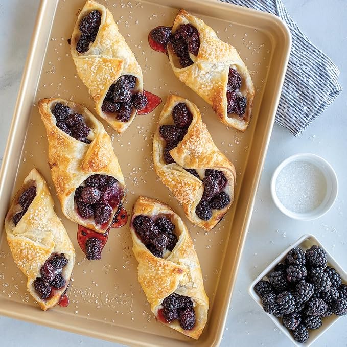 Nordic Ware Naturals Aluminum NonStick Jelly Roll Baking Sheet
