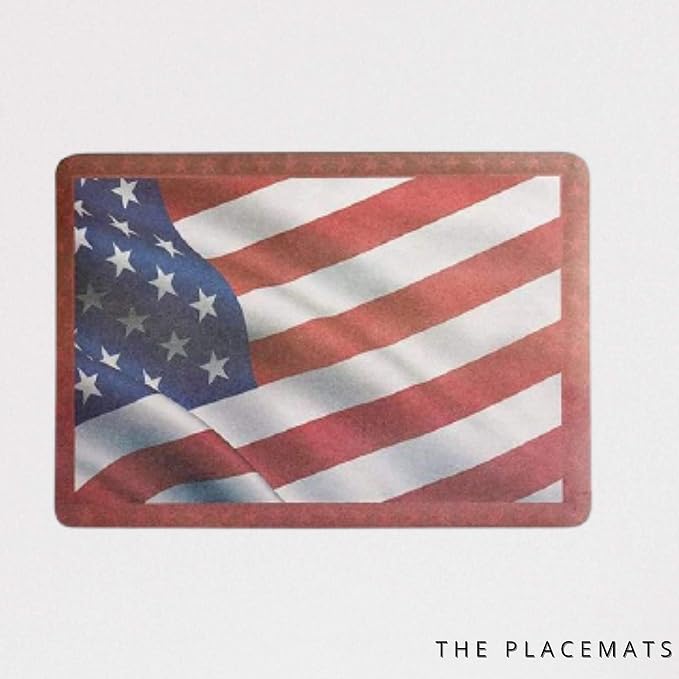 American Flag Paper Placemats for Dining Table – Disposable Color Table Mats Great for Parties 10"x14" American Flag 50 ct
