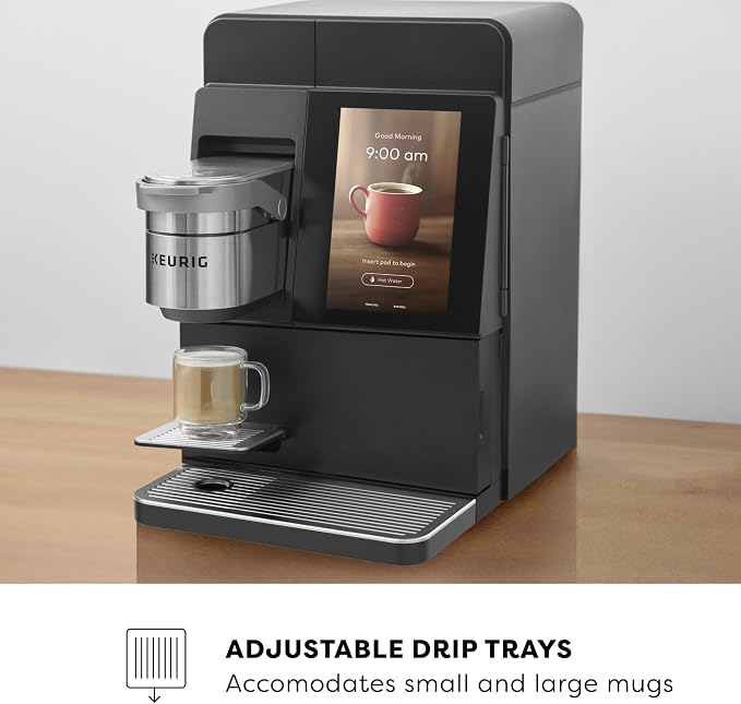 Keurig K-4500 Large Business Single Serve Coffee and Specialty Beverage Café System, Plumbed, Silver/Black
