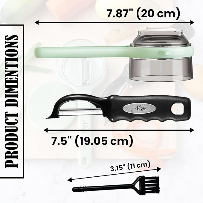 Swivel Vegetable Peeler + Fruit Peeler with Container & Cleaning Brush, Ultra Sharp Stainless Steel Blades, Ergonomic Soft Grip Handle, Multi-Purpose Peeling Knife for Potato, Carrot, Apple,3 pcs