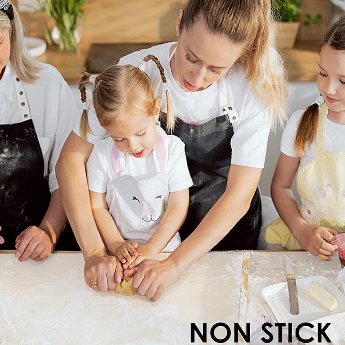 Extra Large silicone Mats, Food-Grade Kids Silicone Placemats Silicone Mats for Kitchen Counter Heat Resistant Mat Dab Mat, Non Stick Silicone Mat for Craft Pastry Baking, 27.6'' x 15.7'', Clear 1Pack
