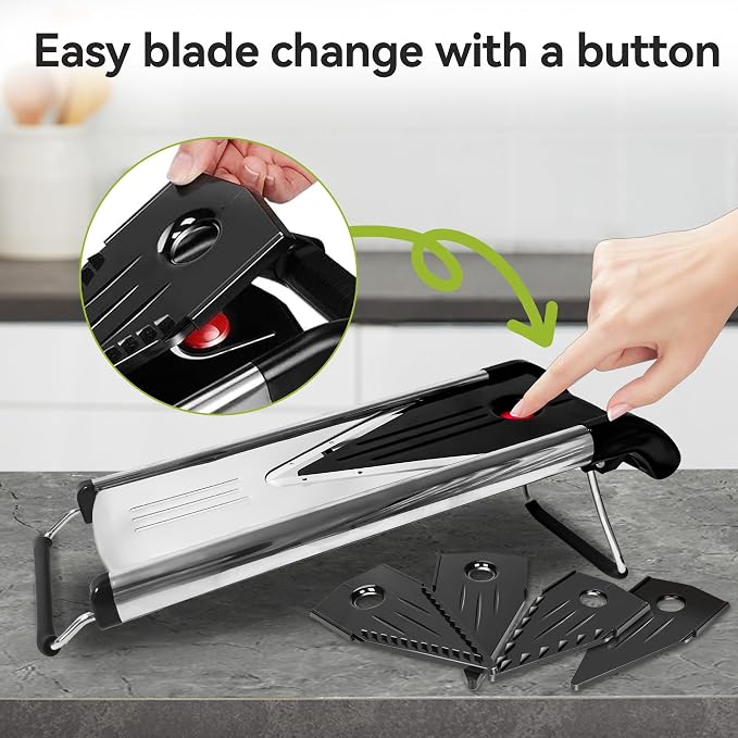 mandoline slicer, mandoline slicer for kitchen,Stainless Steel mandolin slicer,Vegetable Slicer,mandoline food slicer,slicer vegetable cutter,Cut-Resistant Gloves，