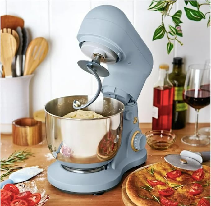 3.5 Qt Stand Mixer, with Flat Beater, Dough Hook, Whisk (Cornflower Blue)