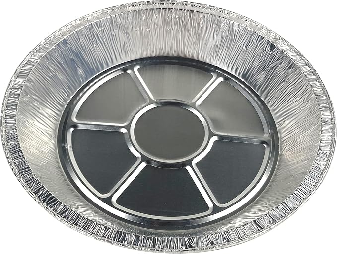 Waytiffer 50 Pack 9 Inch Round Aluminum Foil Pie Pans,Pie Tins Disposable | Heavy-duty,Aluminum Foil Pie, Pie Pan For Cooking,mini pie tins,Baking Tin Plates, Standard Size