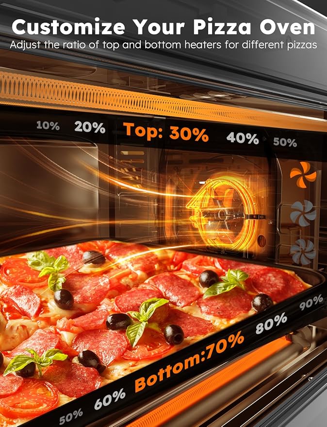 Nuwave Bravo XL Pro Air Fryer Toaster Oven w/Grill Combo, 2026 New System | Ultra-Fast Convection, 35% Crispier, 2X More Even, 142 Presets, 50-500F, Smarter Probe, PFAS Free, 30QT, Stainless Steel