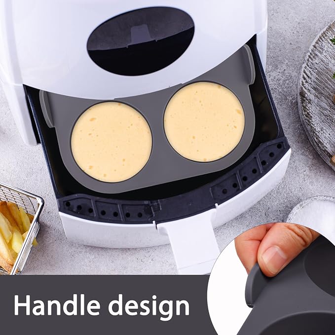 Silicone Muffin Pan for Air Fryer and Oven Baking | Egg Bite Mold, Reusable Silicone Cups, Oven Safe, Air Fryer Compatible, Easy Release Design