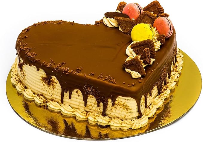 10 Inch Heart Shaped Cake Pan,Deep 3 Inch, Aluminum Heart Cake Tin, Heat-Resistant Baking Cake Pan for Wedding, Party, Family Occasions, Chocolate, Bread. (10 × 3 Inch)