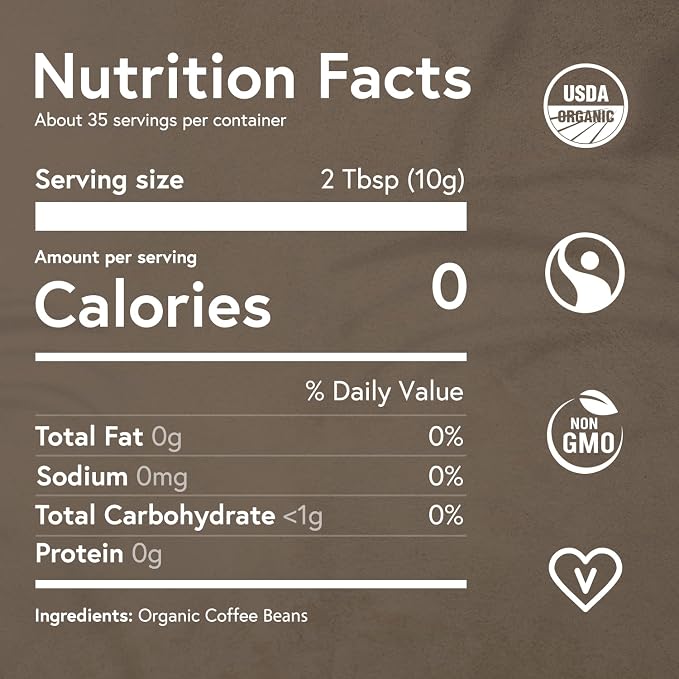 Fabula Organic Coffee for French Press, Low Acid Coffee Freshly Ground - Non-GMO - No Mold - Mycotoxins Pesticides Free - Single Origin - 12 oz