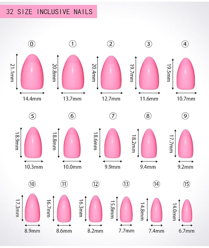 Press On Nails, Dark Red, Short Almond | Glossy French Tips, Matte,salon quality
