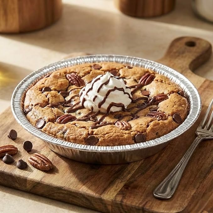 Aluminum Foil 6 inch Pie Pans, 55 Count | Disposable Baking Plates, Made in USA, Heavy Duty Tins, Mini Pies, Quiche and Tarts