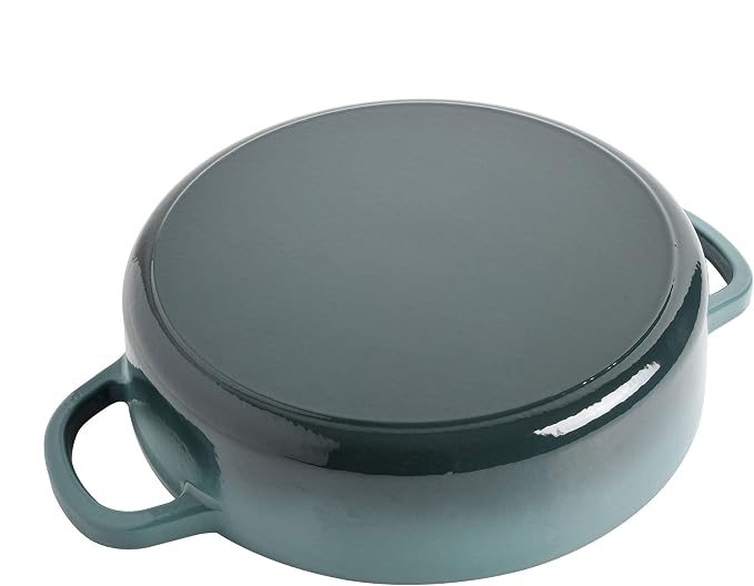 Crock-Pot Crock Pot Artisan Enameled Cast Iron Braiser W/Lid, 5 Quart, Slate Gray (Pack of 2)