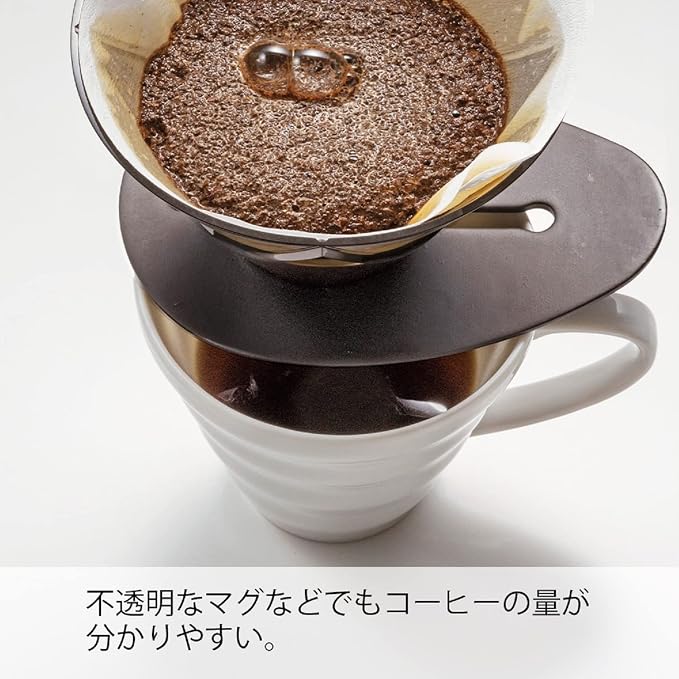 Hario V60 "Mugen" Plastic Coffee Dripper, Size 02, Clear Black