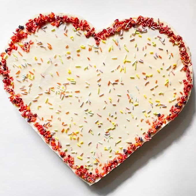 10 Inch Heart Shaped Cake Pans,2 Inch Deep,Aluminum Heart Shaped Cake Pan,Safe Oven,Suitable for party, birthday, gathering, other occasions cake (10 x 2 Inch,Set of 2)