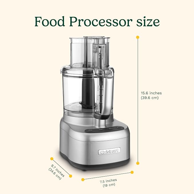 Cuisinart FP-11SV Elemental Food Processor, Silver