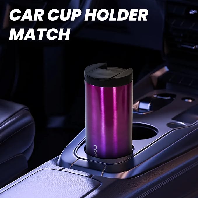 Insulated Coffee Mug 17oz,Travel Coffee Tumbler,Vacuum Insulated Coffee Mug with Leak Proof Screw Lid Coffee Cup for Men and Women for Hot & Cold Drinks