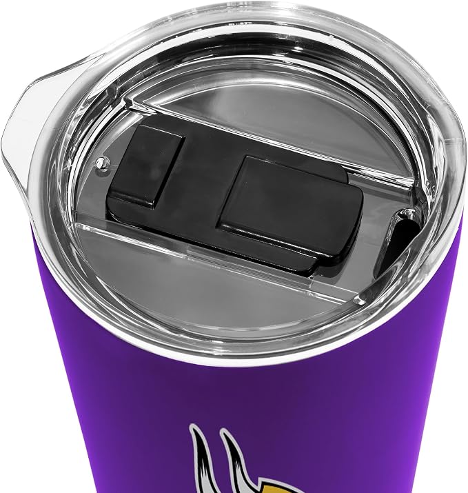 Rico Industries NFL Football Soft Touch, Easy Grip Tumbler