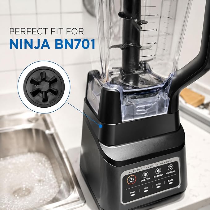 72oz XL Replacement Blender Pitcher for Ninja BN701, with Lid | Compatible with Ninja BN701C BN700C BC701CCO. Dishwasher safe heavy-duty thickened. BPA-free food-grade.